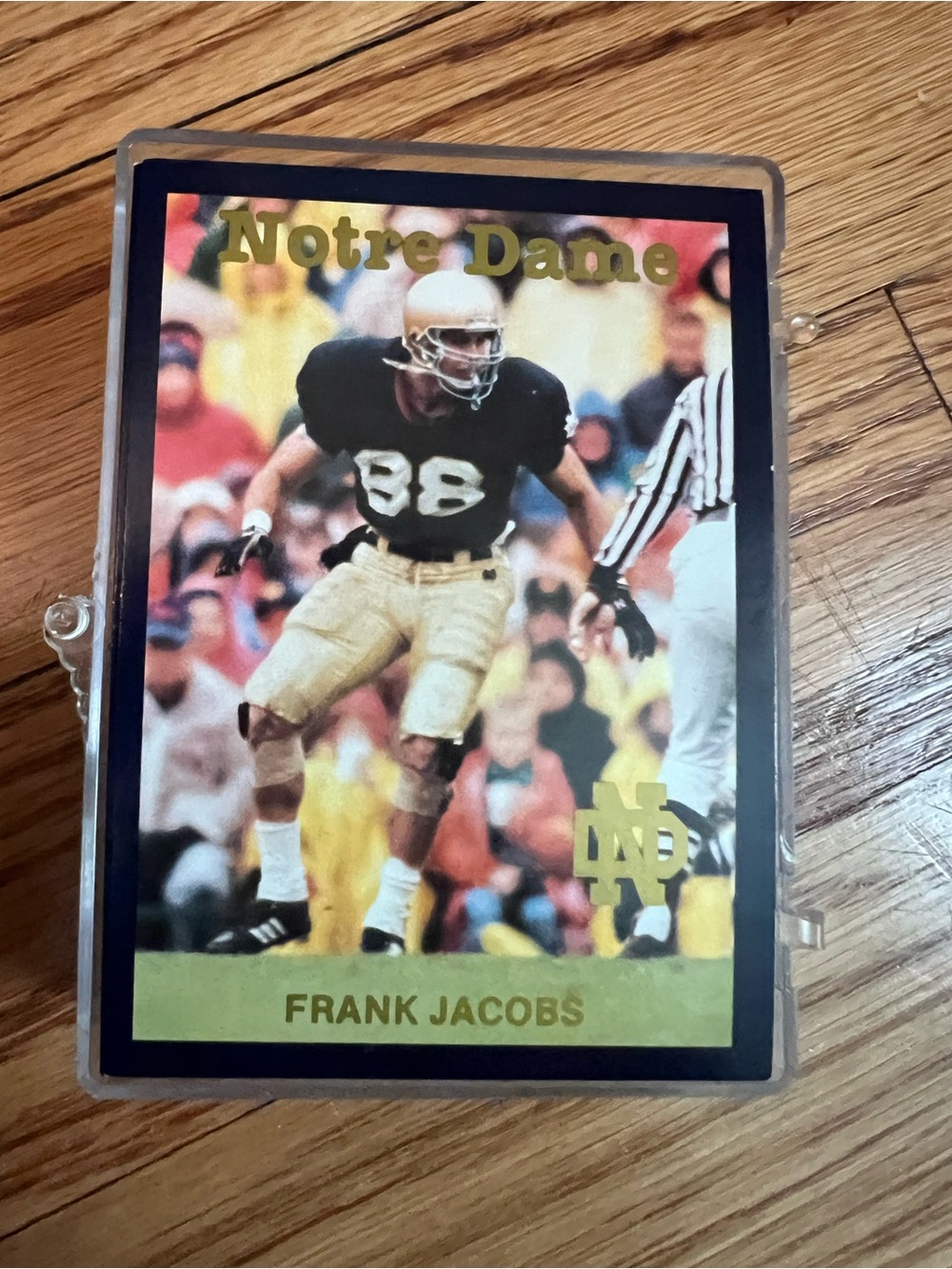 Notre Dame 1988 Football Trading Cards
